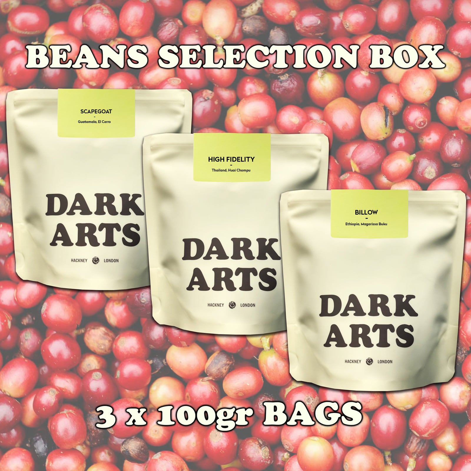 BEANS SELECTION BOX-3 X 100GR BAGS