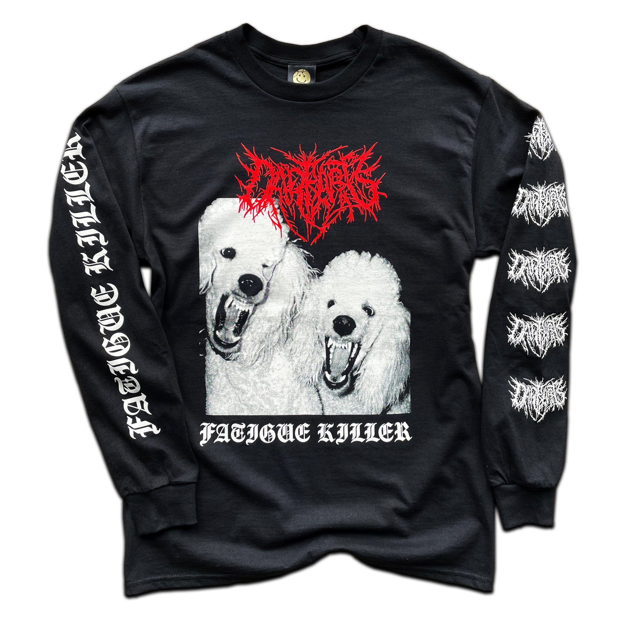 FATIGUE KILLER-ANGRY POODLES LONG SLEEVE TSHIRT