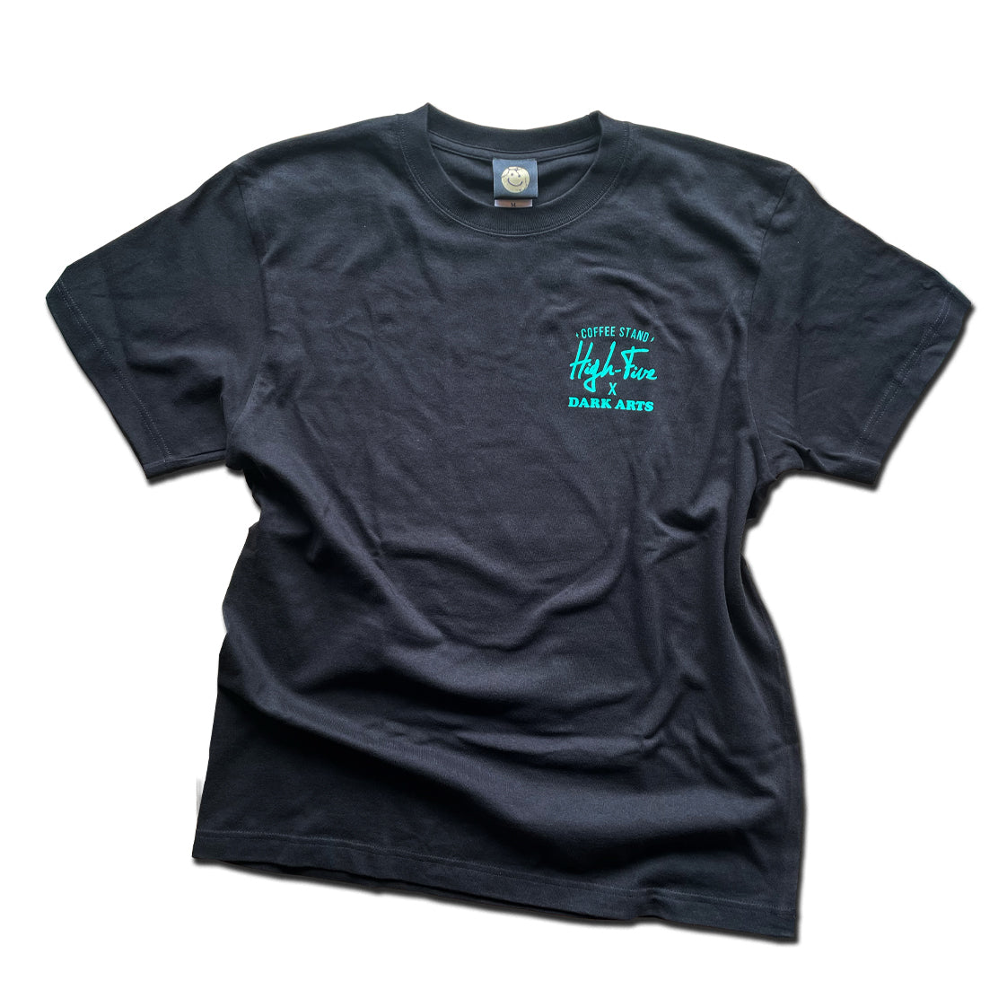 DAC x HIGH-FIVE COFFEE STAND 10th anniversary collaboration t-shirt