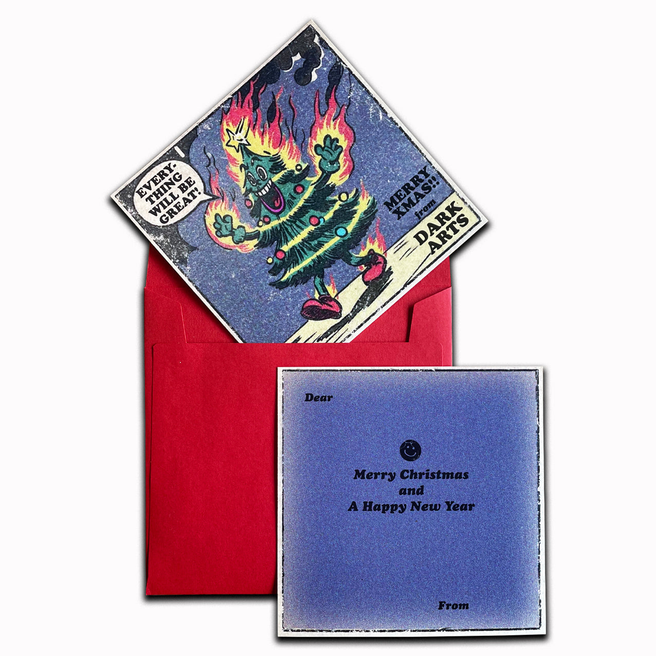 CHRISTMAS CARDS SET クリスマスカード 5枚セット (封筒付き）